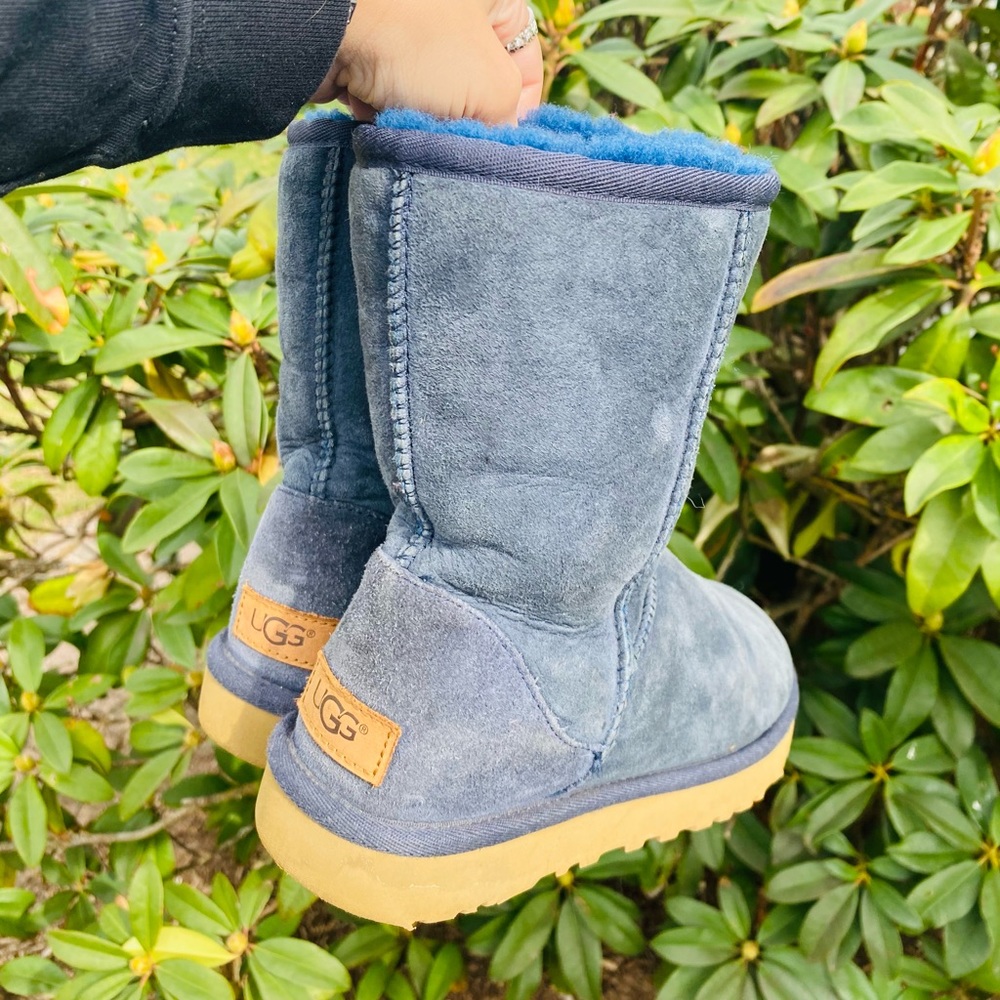 Blue UGG boots